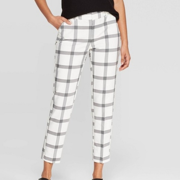 a new day Pants - NWOT⚡️A New Day Grid Strait Leg Pants